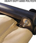 Heavy Duty Patio Swing Seat Support Cushion Cover Fits 2 To 3 Seaters, Waterproof And UV Resistant, 600D Polyester Detail