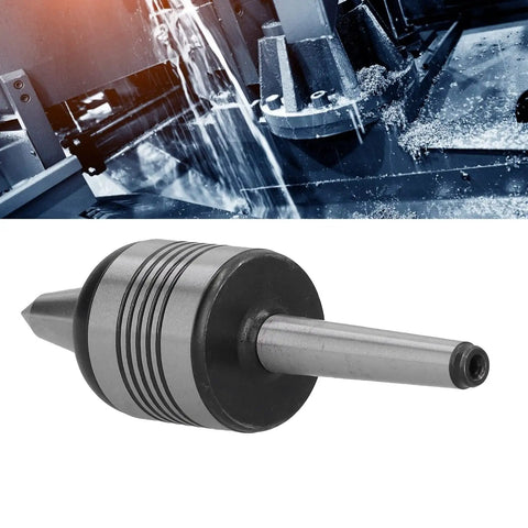 60 Degree Point Morse Taper Lathe Center For CNC And High Speed Lathes With High Speed Steel Tip, showing precision part design