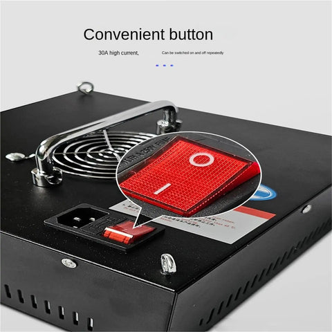 Badass 720W Uv Led Curing Light 365Nm 395Nm 405Nm For Pcb Boards resin glue and ink, showing convenient power button and design.