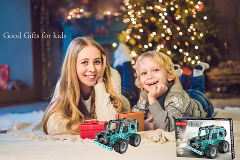 Buildable 3D Metal Engineering Kit With 194 Piece STEM Set For Ages 8 To 16 Develops Logic Skills And Spatial Reasoning