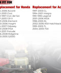 Radiator Cap Replacement For Honda And Acura Cars Keeps Your Ride Chill And Pressure In Check Fits Civic Accord CR V Odyssey Pilot MDX TL And Civic Del Sol With Part Numbers 19045PAAA01 And 19045PAA A01 fitment chart.