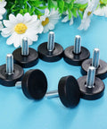 Twelve Pack Adjustable Furniture Leveling Feet With One Quarter Inch Twenty Thread for stable setups on uneven floors.