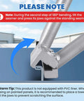 Close-up of Heavy Duty Hand Seamer And 2 In 1 Metal Bender with 90 and 180 degree seams in use on metal panel