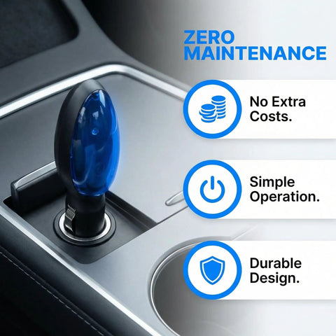 Upgraded Gas Saver And MPG Booster With Real Time Fuel Sync For Cars And Trucks Plug In Portable Fuel Shark in vehicle console