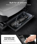 Under Seat Storage Box And Hidden Organizer Tray For 2025 2026 Tesla Model Y Waterproof And Anti Rattle Seamless Fit