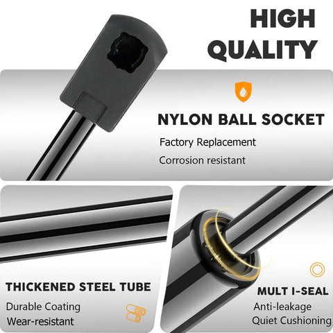 Beefy Trunk Lid Lift Supports For 2001 2006 Stratus, 2006 2014 Charger, And 2001 2006 Sebring Sedan Without Spoiler, Model 4064