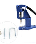 Beefy Heavy Duty Hand Press Tool For Setting Rivets Eyelets Snaps And Buttons Plus Hole Puncher Portable Durable Crafting Machine