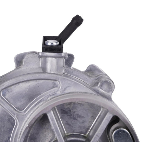 Heavy Duty Brake Booster Vacuum Pump Oem 11667640279 drop-in replacement, showing detailed metal construction and connection point.
