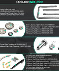 Timing Chain Kit For Chevrolet Malibu Equinox GMC Terrain Buick LaCrosse Regal Verano 2010 2015 Models Compatible Upgrade Easy Install Durable Performance With Precise Fitment showing chains, sprockets, tensioners, and guides