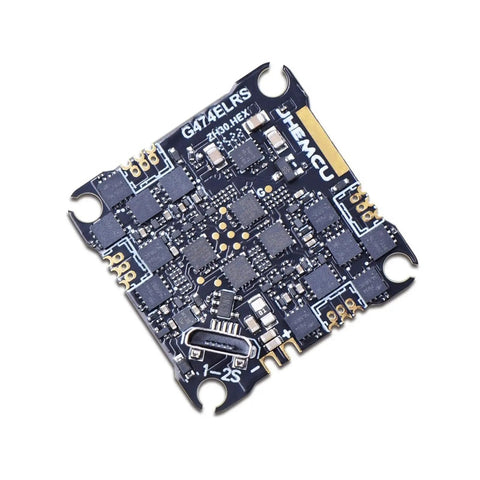 Top view of All In One 25x25 FPV Flight Controller With Built In ELRS 2 4G Receiver And 12A 4 In 1 ESC for 1 2S Drones CRSF Ready