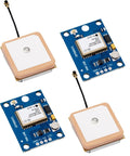 2 Pack GY NEO6MV2 NEO6M GPS Flight Controller Module 3V To 5V With Ceramic Antenna Arduino Friendly EEPROM Backup And Data Retention