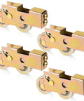 Replacement 4 Pack 1-1/4 Inch Sliding Door Rollers With Steel Ball Bearings For Patio Glass Doors And Screen Doors visible in set