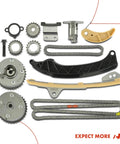 12 Piece Engine Timing Chain Kit With Sprocket Tensioner And Guide For Toyota Corolla 2009 2019 Matrix 2009 2014