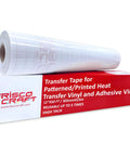 Clear Transfer Tape For Heat Transfer Vinyl High Tack Mask For Printable HTV And Patterned Films roll on box