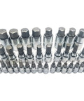 Heavy Duty Hex Bit Socket Set With Allen Wrench Kit for Ratchet Tools SAE and Metric Drive 3/8 1/4 1/2 Inch 34 Piece set display