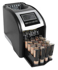 4 Row Electric Coin Counter And Sorter With No Fuss Auto Row Advancement And Anti Jam Technology in black with digital display
