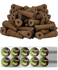 Indoor Hydroponics Seed Pod Kit Bundle with 240 Pieces Including 120 Grow Sponges and 120 Pod Labels for Easy Setup