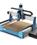 Heavy Duty Mdf Spoilboard With Pre Installed Threaded Inserts For Proverxl 4030 Cnc Router displayed on a CNC machine, showing precision engineering.