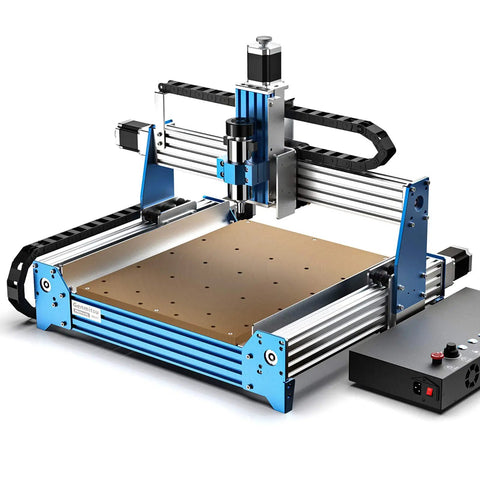Heavy Duty Mdf Spoilboard With Pre Installed Threaded Inserts For Proverxl 4030 Cnc Router displayed on a CNC machine, showing precision engineering.