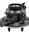 Two-Pack Front Wheel Hub Bearing Assemblies With ABS For 2004-2008 Chevrolet Colorado And GMC Canyon 2WD Z71 Off-Road 6-Lug Drop-In Replacement Beefed-Up OE-Quality Direct-Fit viewed from above