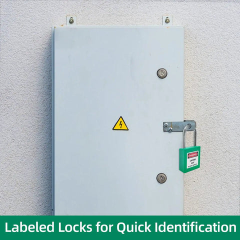 Pro Grade Green Loto Locks Set With Keyed Different Setup For Electrical Lockout Tagout Systems OSHA Approved Safety Padlocks Rock Solid For Busy Crews Crushing Daily Jobsite Tasks