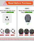 Image showing socket and plug types for NEMA TT-30P to 14-50R EV charger adapter cord