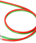 Heavy-Duty 1/4 Inch by 100 Foot Twin Welding Torch Hose for Acetylene and Oxygen with 9/16-18 BF Fittings, red and green twin line