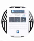 Bahtinov Focus Mask for Meade 12 Inch SCT FP414 packaging with product label and focus examples