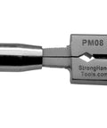 Close-up of 8 Inch MIG Welding Pliers That Are A Real Handy Workhorse With Nozzle Cleaner Rounded Hammer Face Tempered Wire Cutter PM08