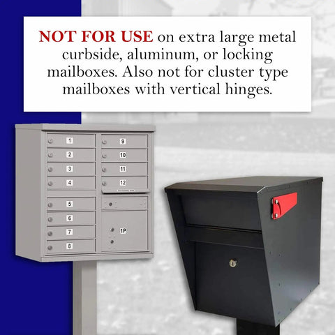 Mailbox Alarm For Delivered Mail Notification System With Wireless Transmitter And Receiver, Smart Sensor, not for large mailboxes
