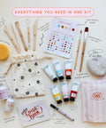 Air Dry Clay Pottery Kit For Adults Complete Craft Set With Tools Paints And Guide Beginner Friendly No Kiln Needed Fun At Home Creations