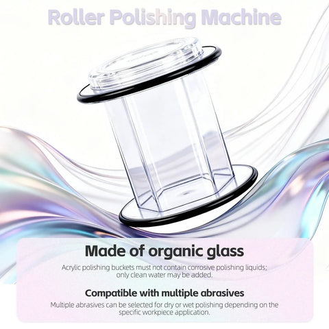 Organic glass roller polishing machine for Tiny But Mighty Jewelry Polisher Tumbler Kit With Stainless Steel Ball Model PG 085