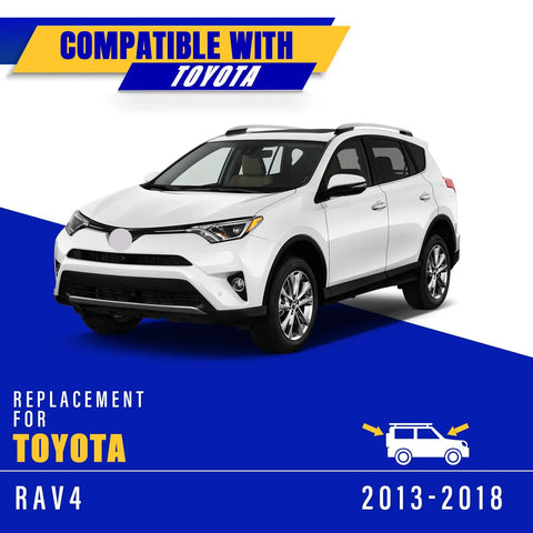Top Shelf Front Windshield Wiper Blades For Toyota Rav4 2013 To 2018 Slick Beam Design on white Toyota RAV4 2013-2018