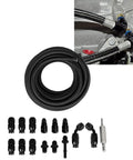 Kickin It With 6AN 3/8 Fuel Line Fitting Kit Using Flexible PTFE Nylon Hose For LS Swap EFI Systems That Are Totally Leak-Proof And Have 15 Connectors., coiled hose and 15 fittings