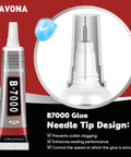 Clear Glue With Precision Tip 15ml 50 Pack For Nails Rhinestones Jewelry Making Crafting DIY Makeup Shoes Bedazzling Glue That Dries Fast And Holds Strong, tube and tip design