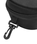 Close-up of Portable Diving Mask Storage Case For Scuba Glasses And Snorkel Gear Lightweight Protective Box With Zipper and Hook