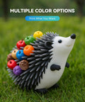 Colorful hedgehog toy on grass showcasing multiple color options for Turbocharged PLA Plus 2.0 Filament 1.75mm Black Two 1kg Spools