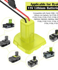 Two Pack Power Wheel Adapter For 18V Battery Conversion Kit With Fuses And 12AWG Wire Terminals Power Connector showing compatibility