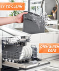 Silicone Griddle Tools Mat For Blackstone Griddles Outdoor Grill Side Shelf Organizer with water splash and dishwasher