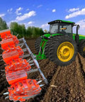 Sixteen Nozzle Tractor Mounted Seeder With Three Point Hitch For Tractors Adjustable Corn Planter in use on farmland