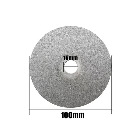Flat Lap Grinding Wheel Pro Grade 4 Inch 100mm Polishing Disc, 16mm center hole, coated abrasive surface