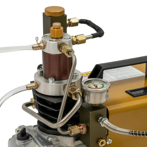 Portable PCP Air Compressor 30MPa High Pressure Air Pump With Digital Control. Durable Copper Motor For Scuba Tanks, Paintballs, Tire Inflation. Ideal For Divers And Industrial Testing. Heavy Duty Steel Shell Built To Last. Reliable Compression Power.