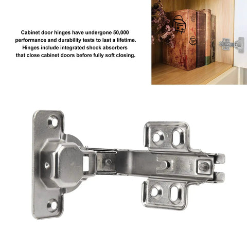 135 Degree Corner Folding Door Hinge For Concealed Cabinets Soft Close 3 Way Adjustment Heavy Duty Steel Cabinet Hinge