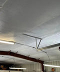 Built Tough 4x180 Feet White Vapor Barrier Tape Heavy Duty Waterproof used on a ceiling to seal insulation and prevent moisture.