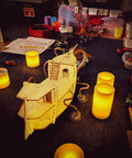 DND Ship Miniature With Three Level Wooden Naval Battle Terrain Map For Roleplay Campaigns Dragon Bow Figurehead And Six Cannons Immersive Ship Deck Layout For Dungeons And Dragons Adventures