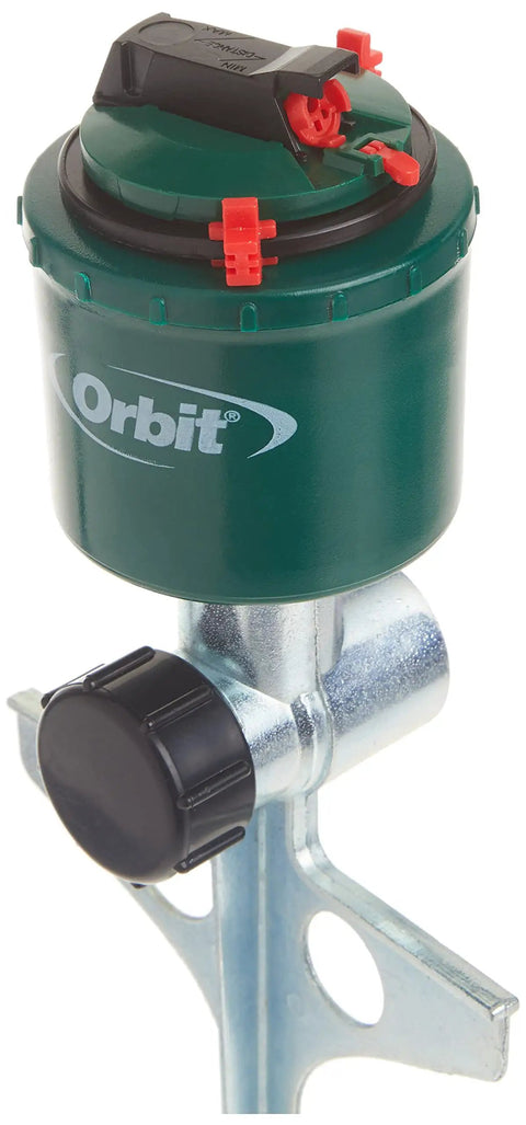Compact Gear Drive Sprinkler With 80 Foot Coverage, Fully Adjustable Spray Pattern, Fingertip Collar Tabs For Partial To Full Circle