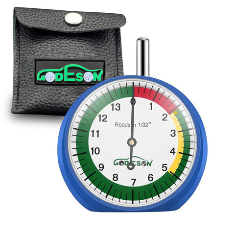 Dial Type Tire Tread Depth Gauge 88703 Pro Grade For Motorcycle Car Truck And Bus Accurate 1 32nd Inch Readouts With Color Coded Zones 2 Inch Dial Durable And Easy To Read Tire Tool For Real World Checks
