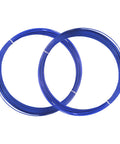 100FT 1.6MM Stainless Steel Conveyor Belt Threading Pins With Durable Rubber Coating For U1 Systems, Hinge Connector Wire Pins stacked in blue rolls.