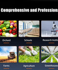 Image showing diverse applications of the 7 In 1 Handheld Soil Tester Kit With NPK And pH, Temperature, Moisture, And Conductivity EC Meter.