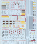 Cartograf decals for F-161 SUFA 1/32 Scale Model Kit with detailed markings visible on sheet
